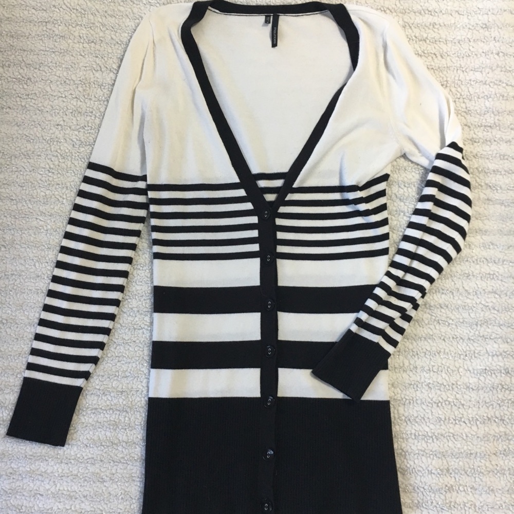 Long button up cardigan